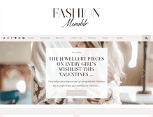 Tablet Screenshot of fashionmumblr.com